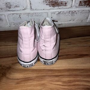 Converse Light Pink High-Top Sneakers